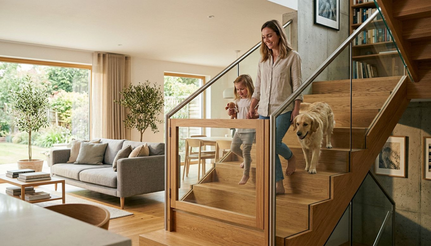 Sécuriser un escalier sans sacrifier le design, est-ce possible ?
